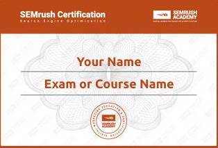 SEMrush SEO Toolkit Course and Certification