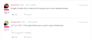 7727 short code t-mobile