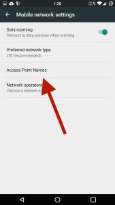 Access Point Name for t-mobile