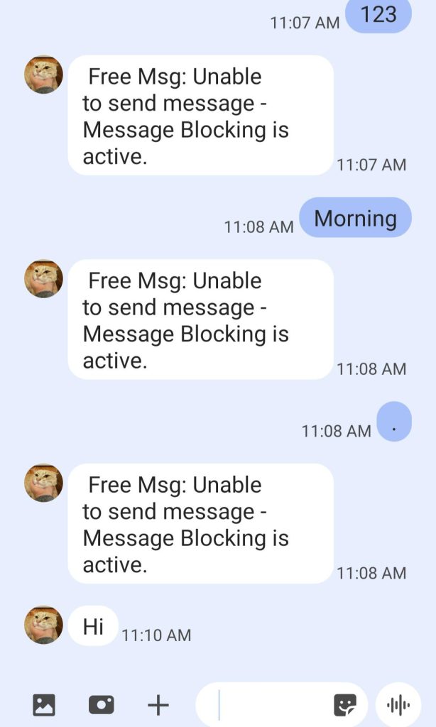 Message Blocking is Active iPhone T-Mobile 