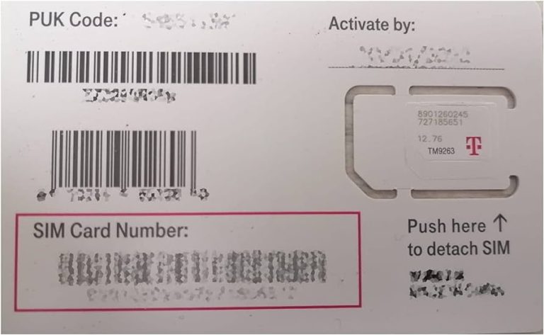 t mobile puk code online