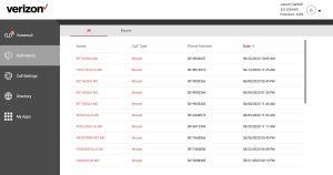 Verizon Usage Details
