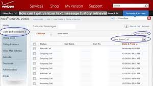 how do i get copies of text messages from verizon
