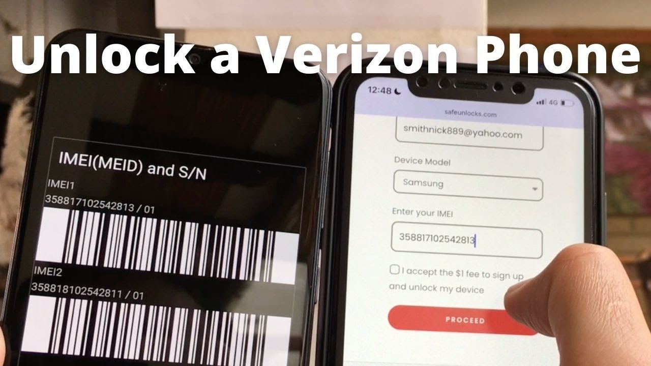 how to unlock a verizon cell phone