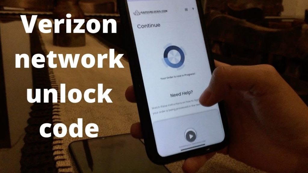 how to unlock a verizon cell phone