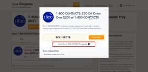 1800 contacts payment plan