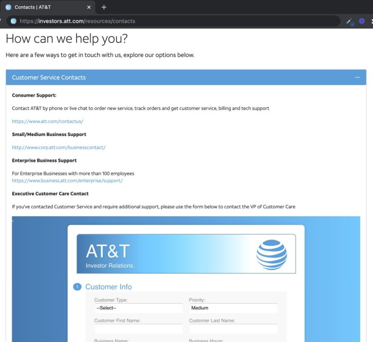 Your Guide To At&t Customer Service For Billing Inquiries (including 