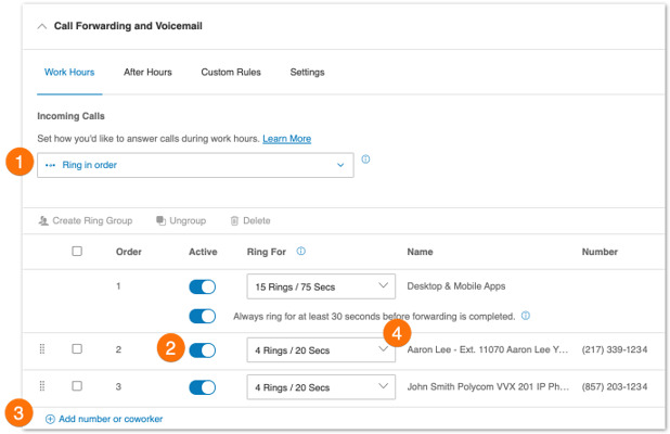 call forwarding at&t