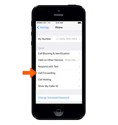 call forwarding iphone 5 at&t