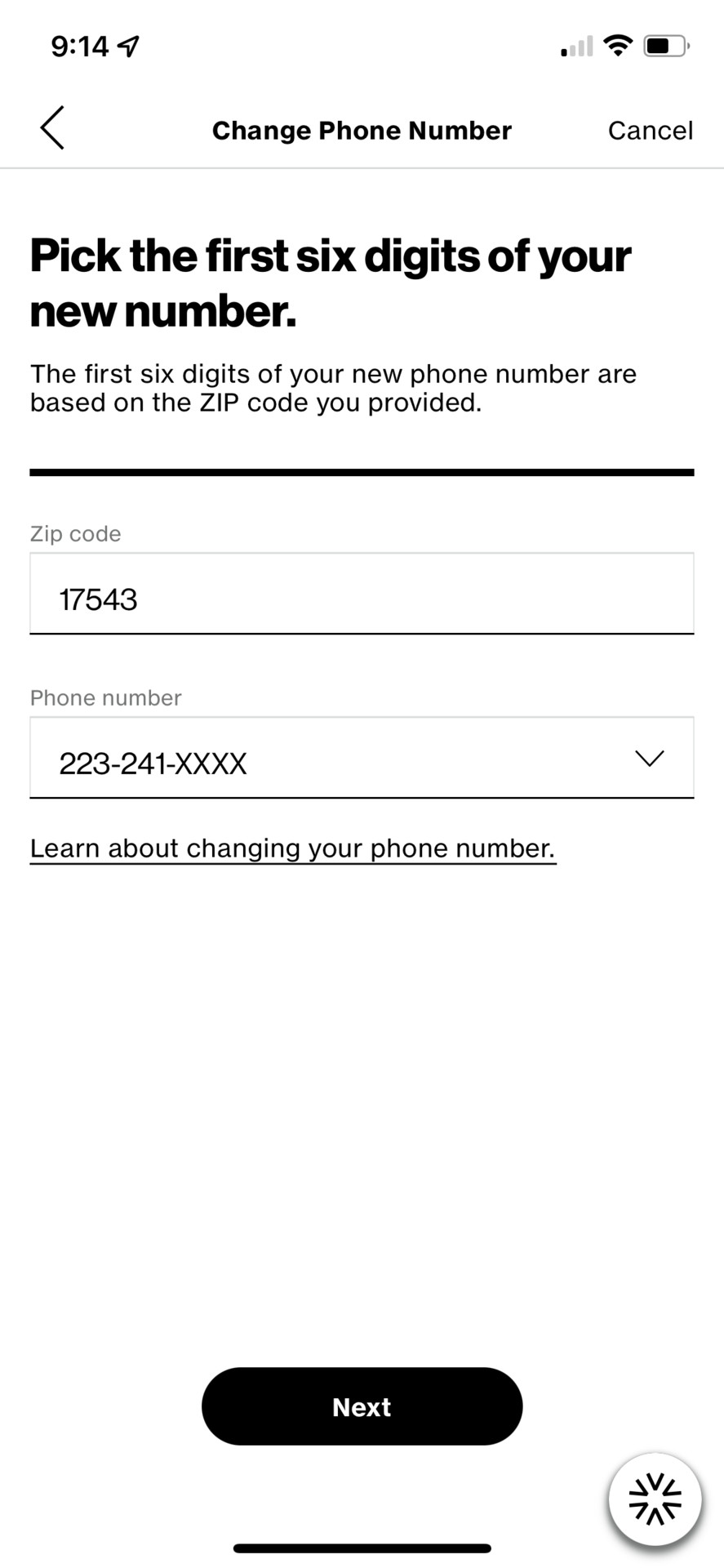 can i choose my phone number with verizon
