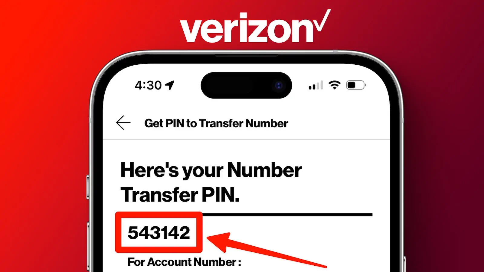 find verizon pin