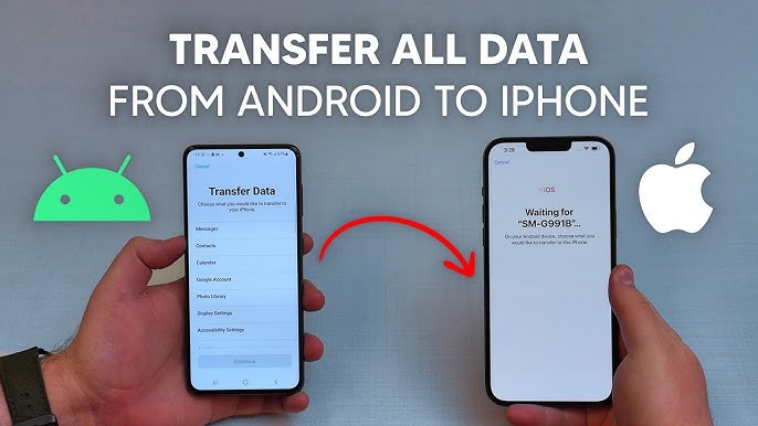how to get contacts from android to iphone
