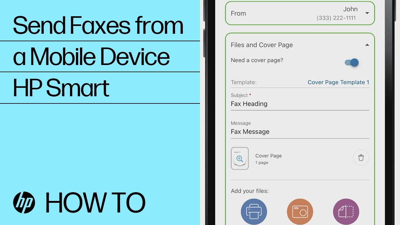 hp mobile fax