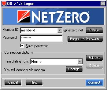 net zero dial up numbers