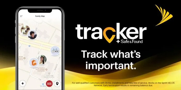 sprint tracker safe and found