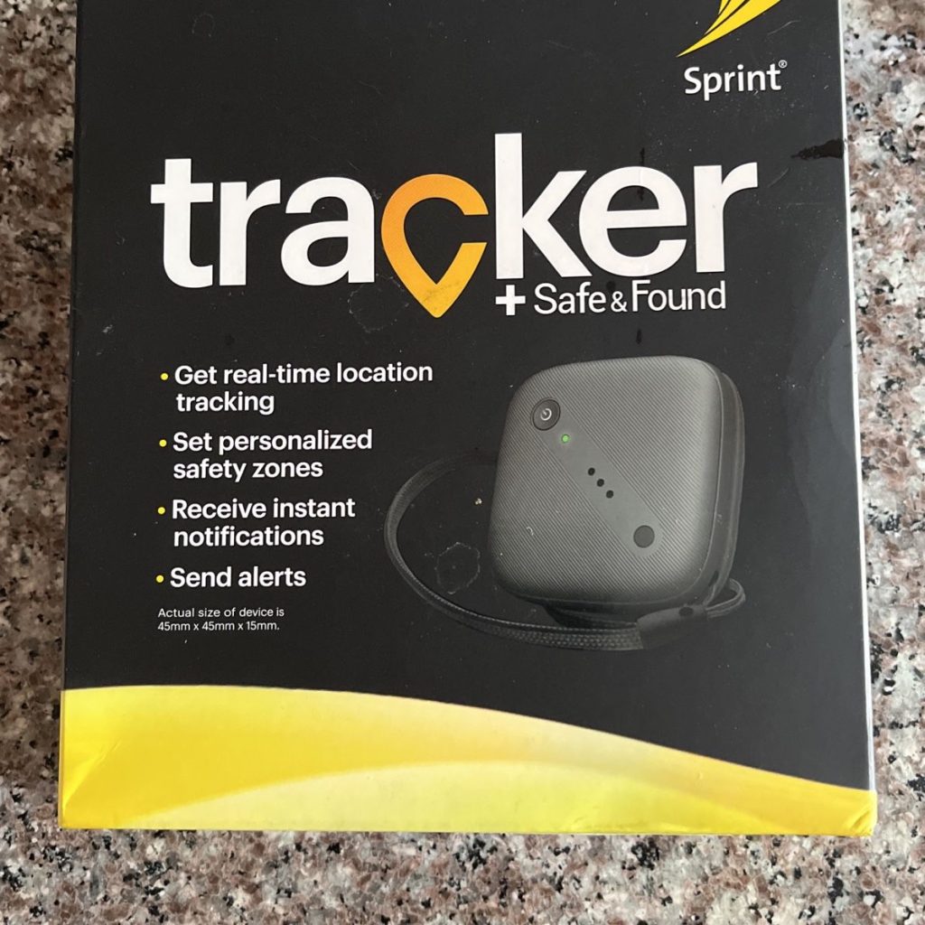 sprint tracker safe and found