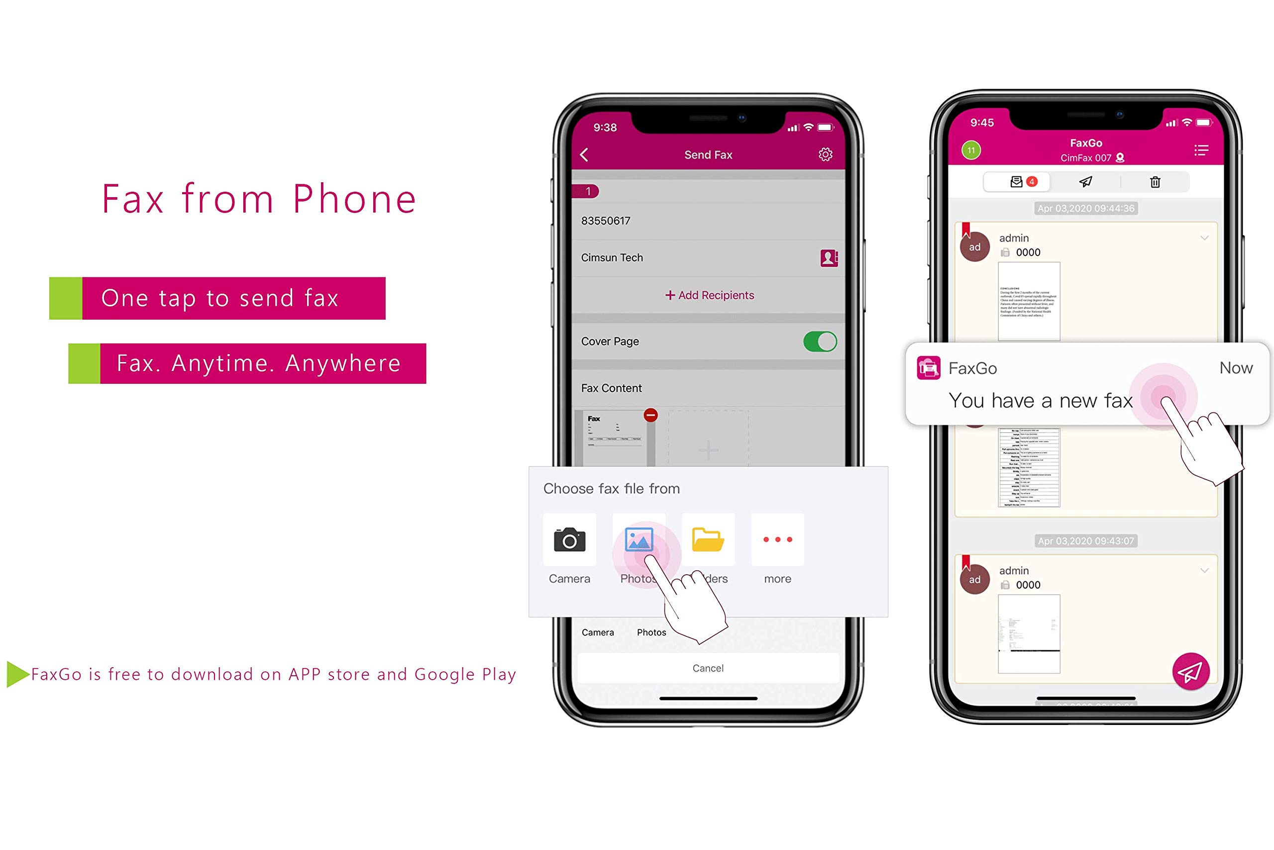 t mobile fax