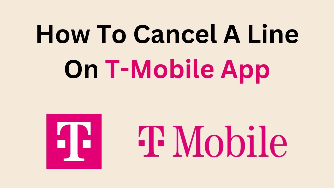 how to cancel line t mobile app