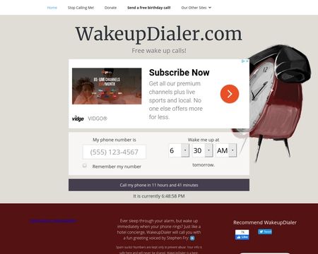 wakeupdialer