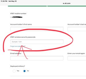 what can at&t account holder see
