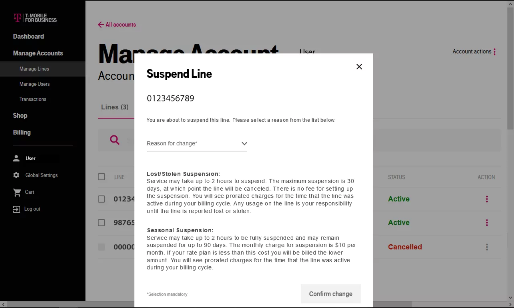 What Happens When You Suspend A Line On T Mobile