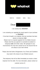 whatnot customer service