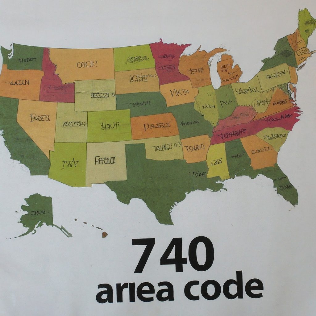 740 area code