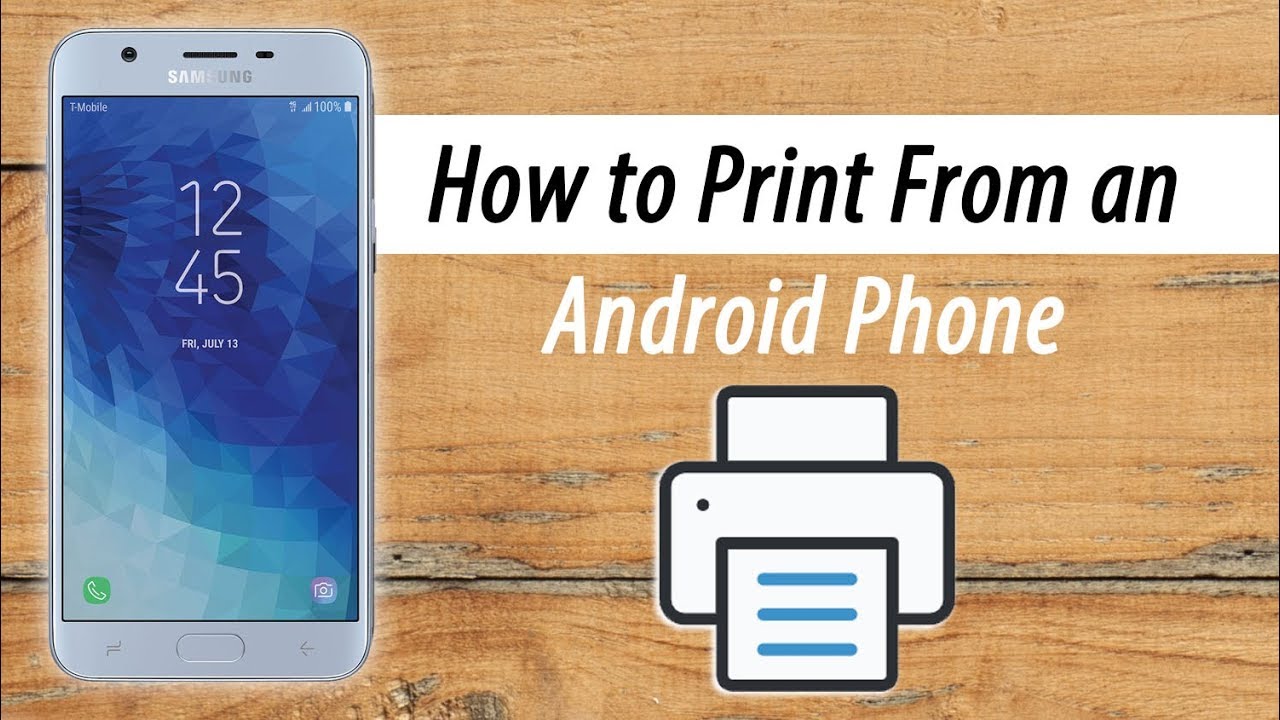 can't print from samsung phone