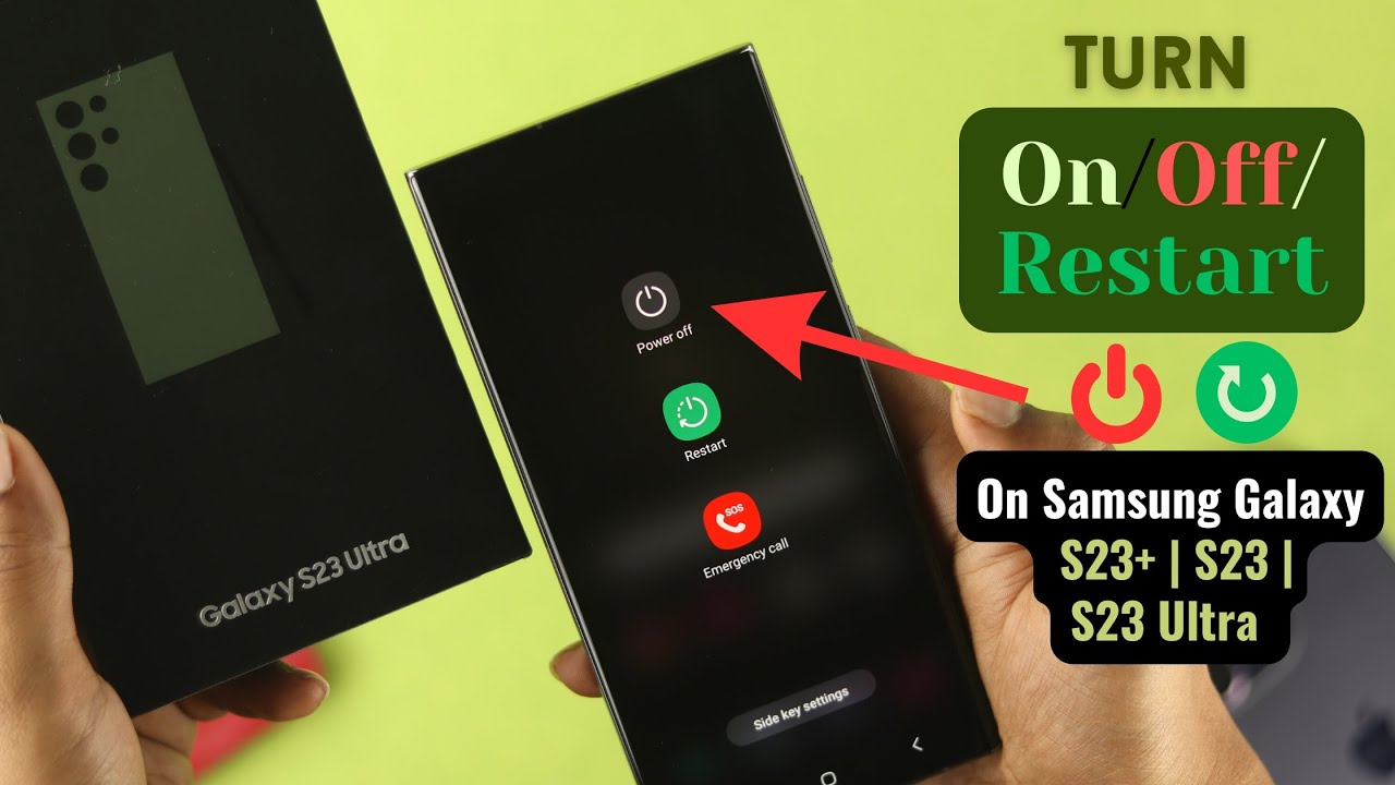 how to shut off galaxy s23