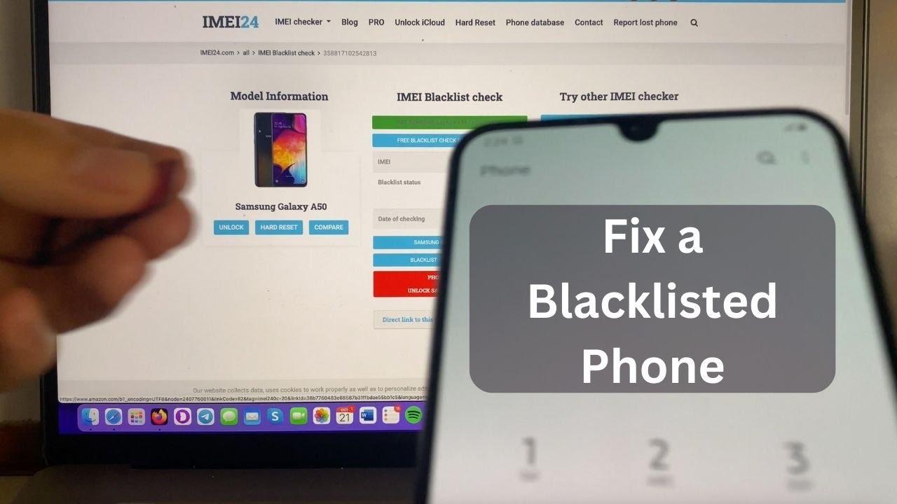 how to unblacklist a phone for free