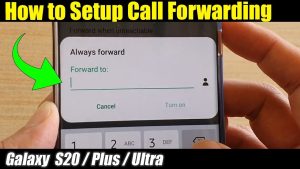 note 20 ultra mobile call forwarding