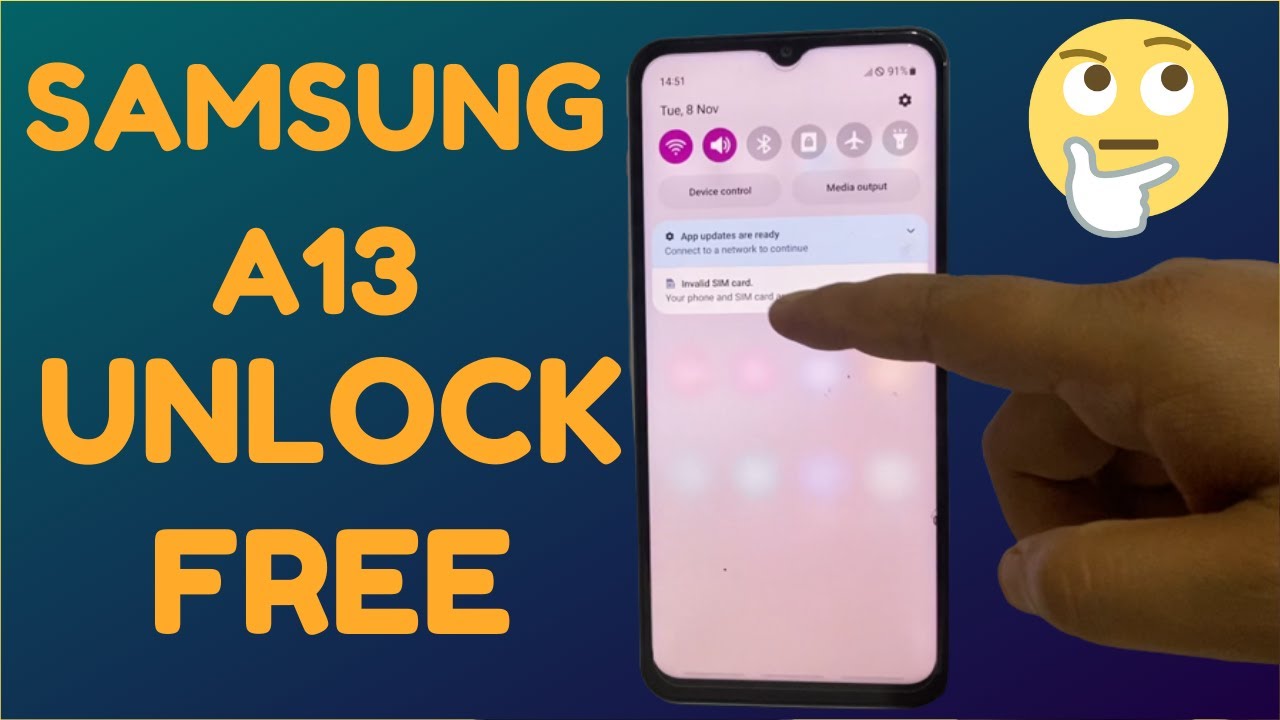 samsung galaxy a13 unlock
