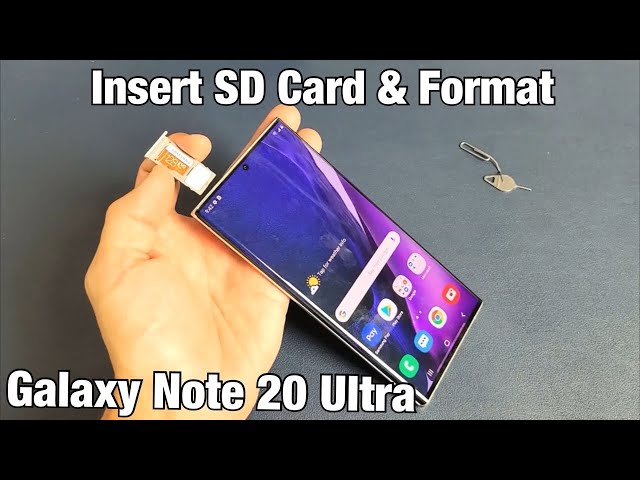 sd card for samsung galaxy note 20