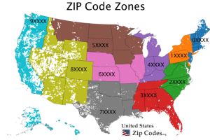 zip code map
