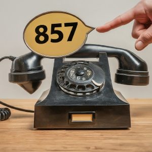 1 857 country code