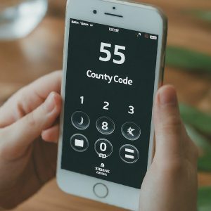 55 country code