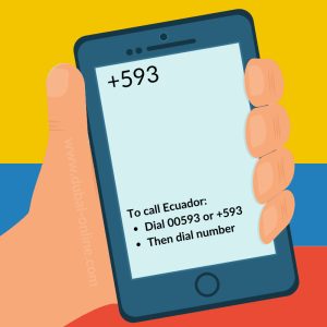 593 country code