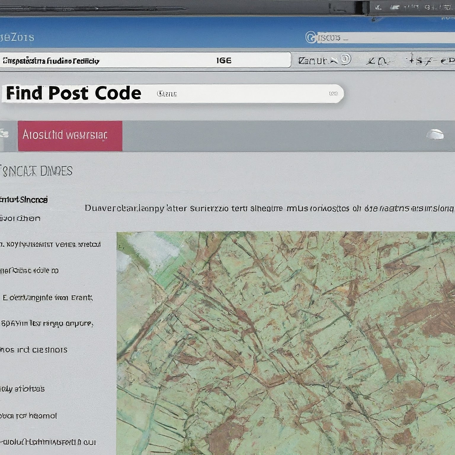 post code search