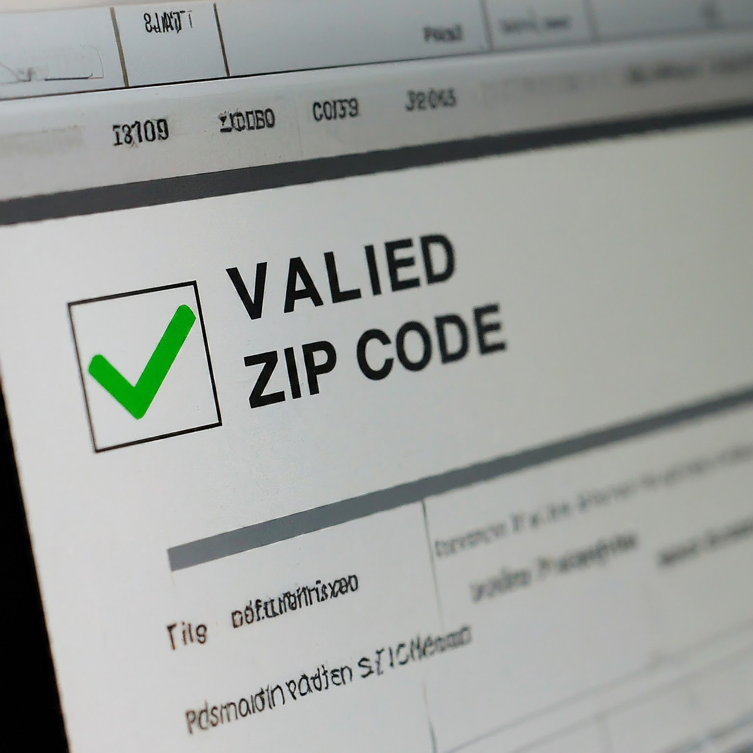 valid zip code