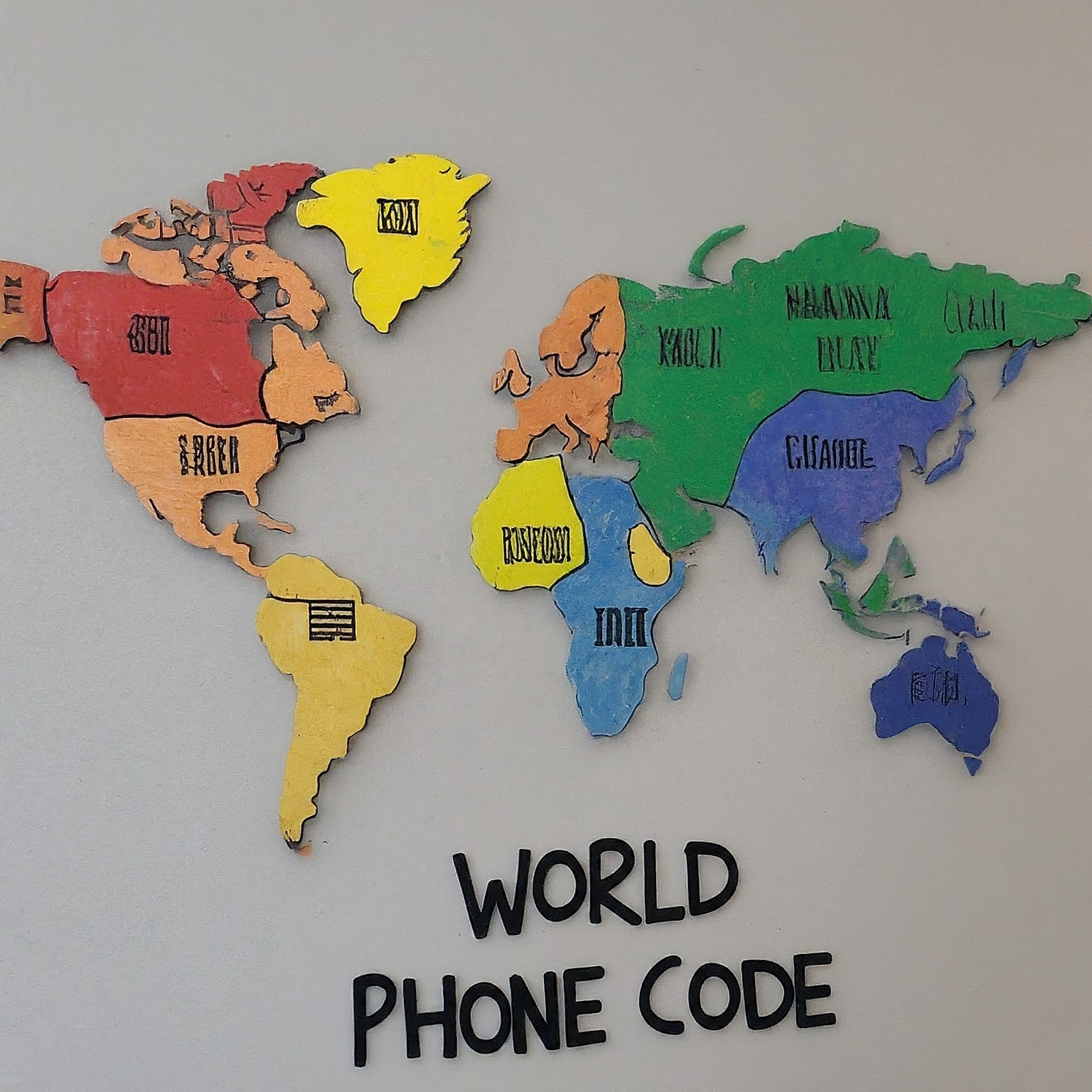 world phone code