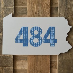 484 area code state