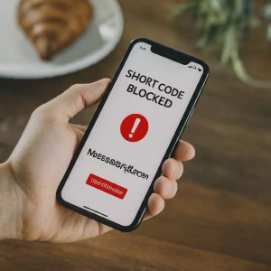 Short code messages blocked iphone