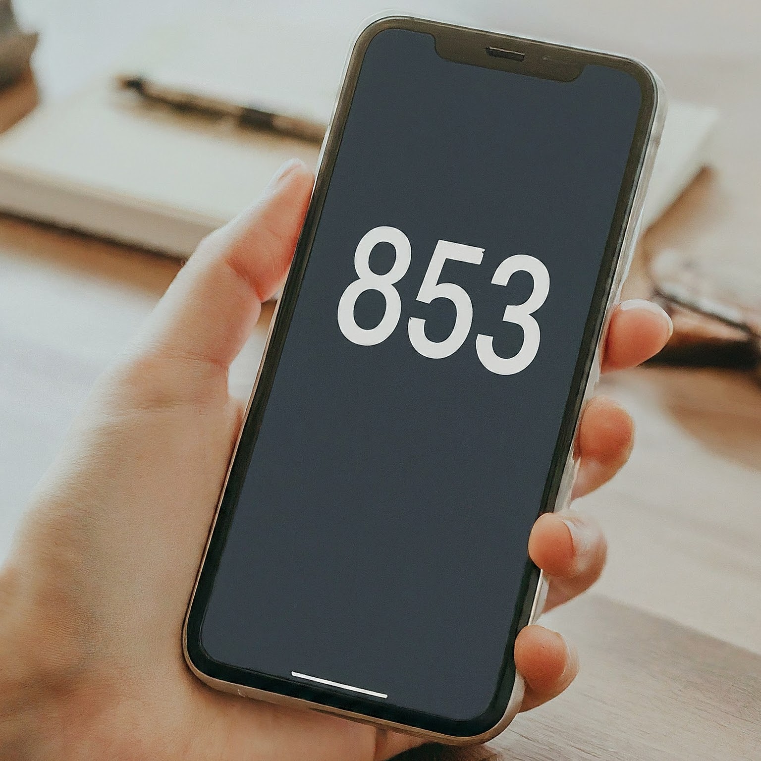 area code 853