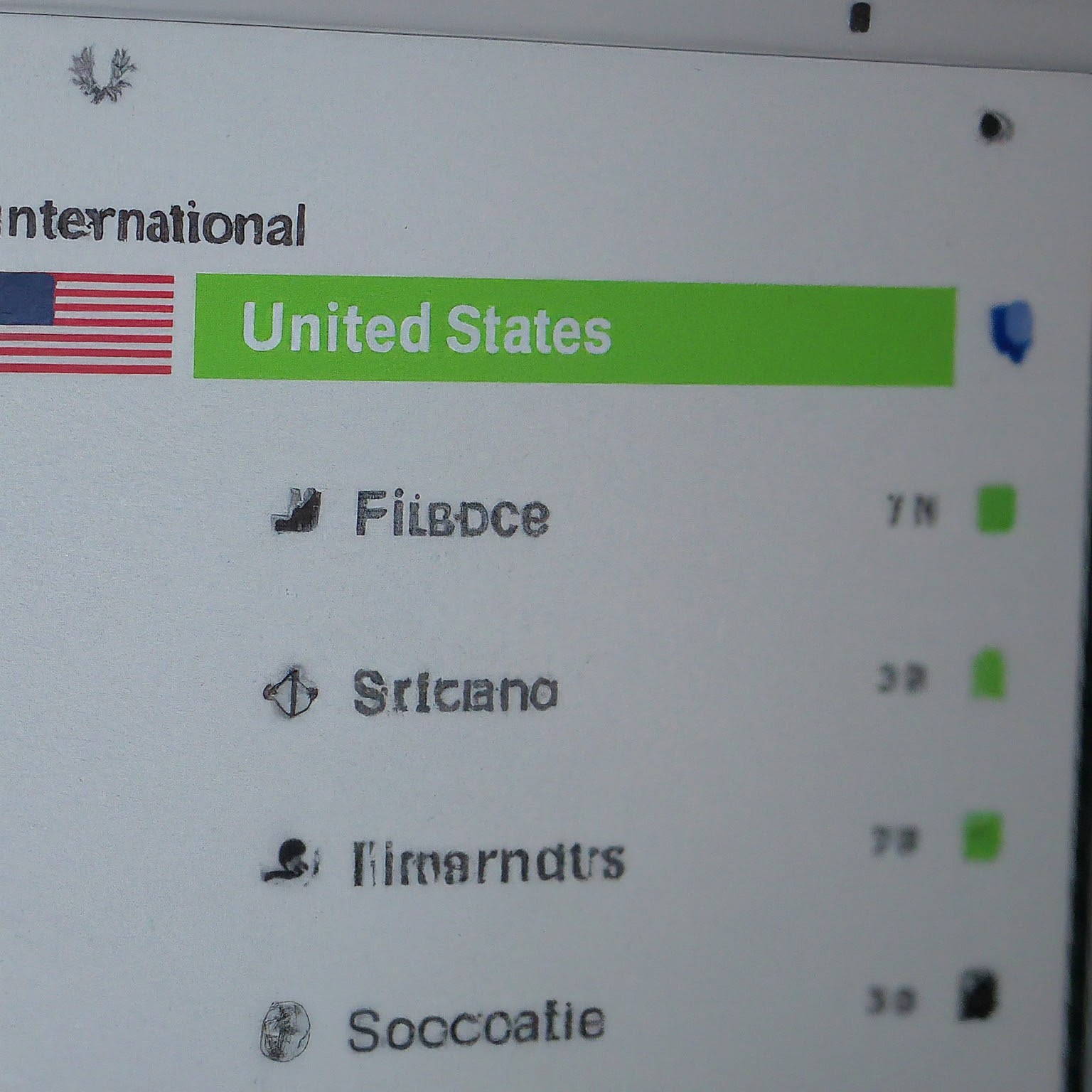 code number usa