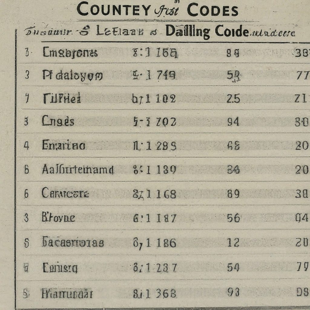 Understanding And Using Country Dialing Codes