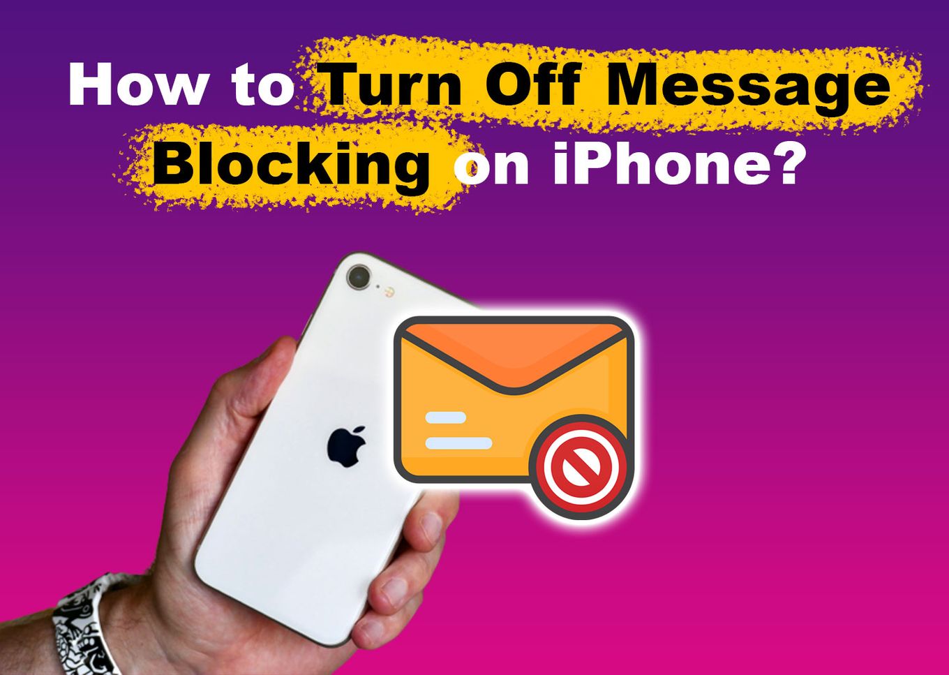 how to turn off message blocking