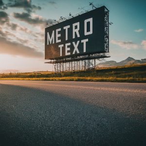 Metro text