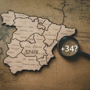 what country is +34