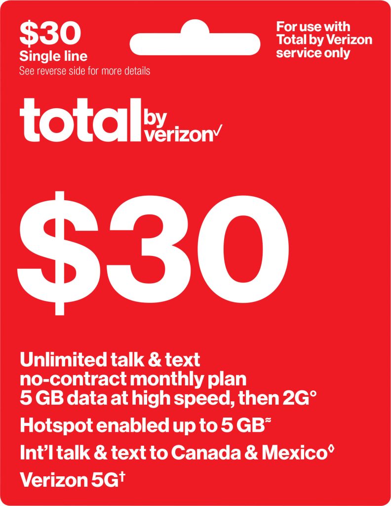 Verizon $30 Plan