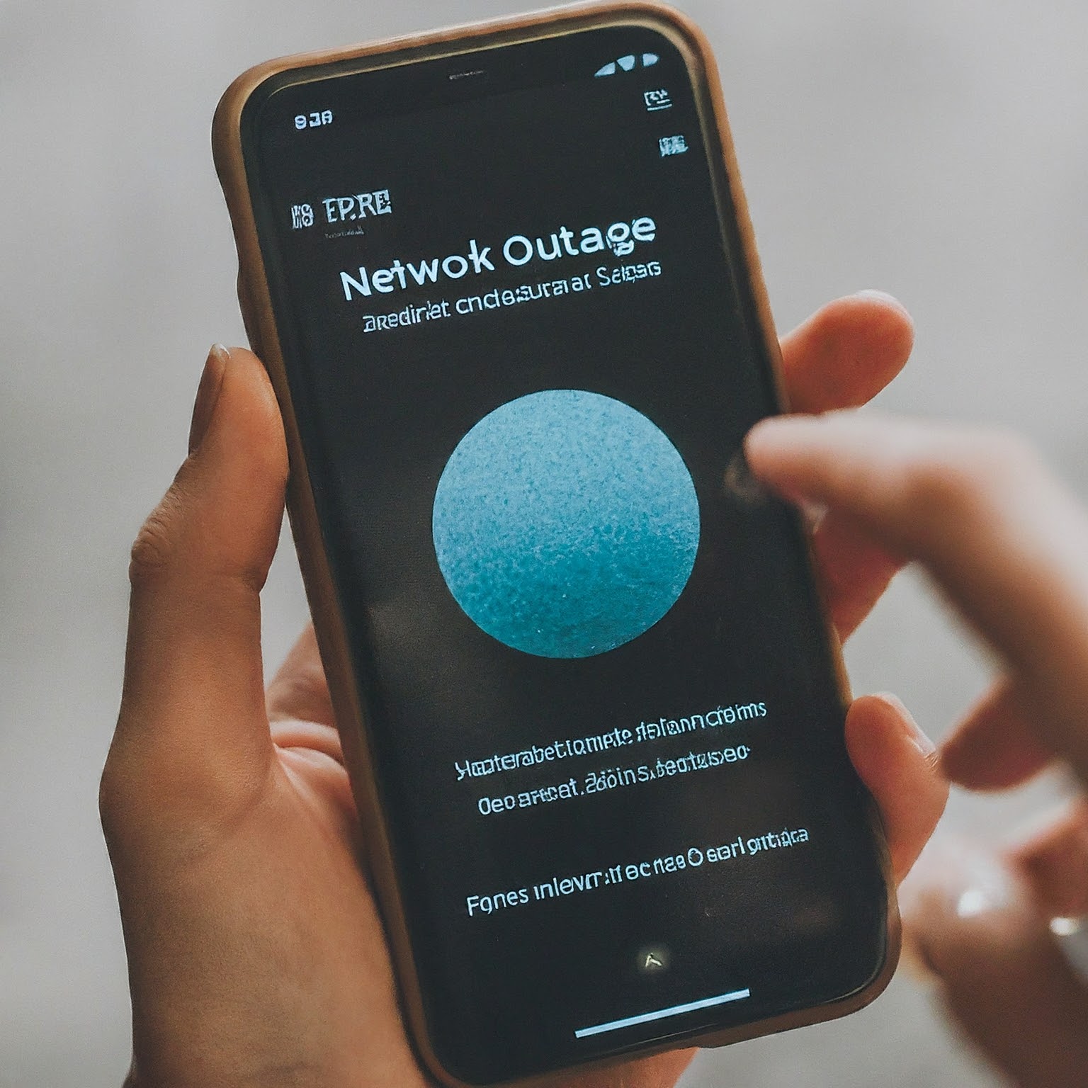 cell phone outage